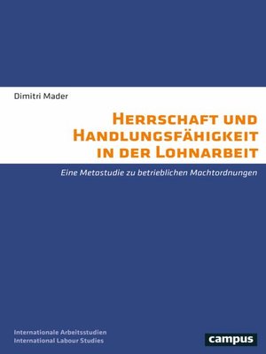 cover image of Herrschaft und Handlungsfähigkeit in der Lohnarbeit